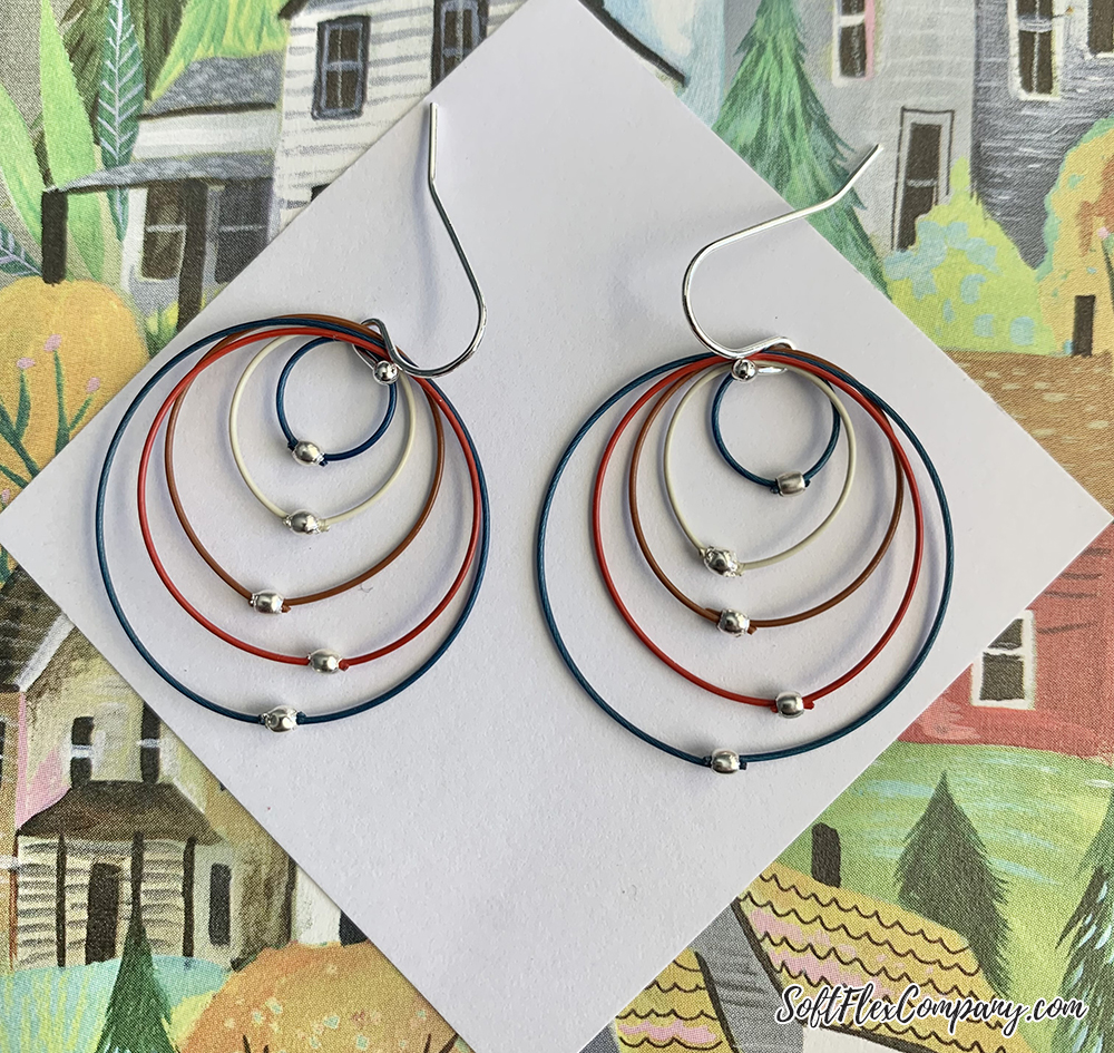 2021 Pantone Fall/Winter Colors Hoop Earrings by Sara Oehler