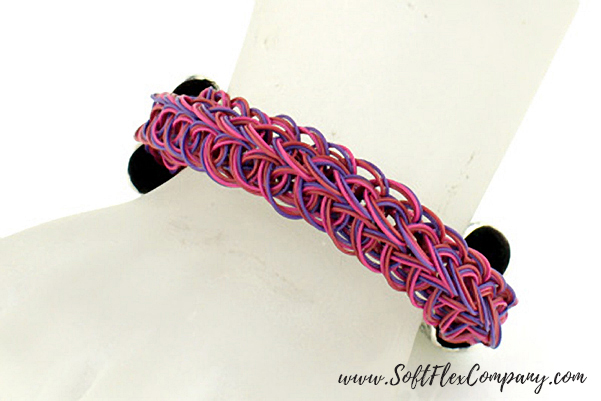 Soft Flex Trios Knitted Bracelet by Sara Oehler