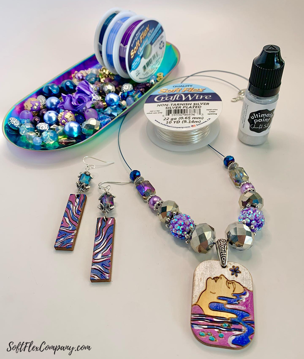 Twighlight Sky Painted Jewelry by Sara Oehler