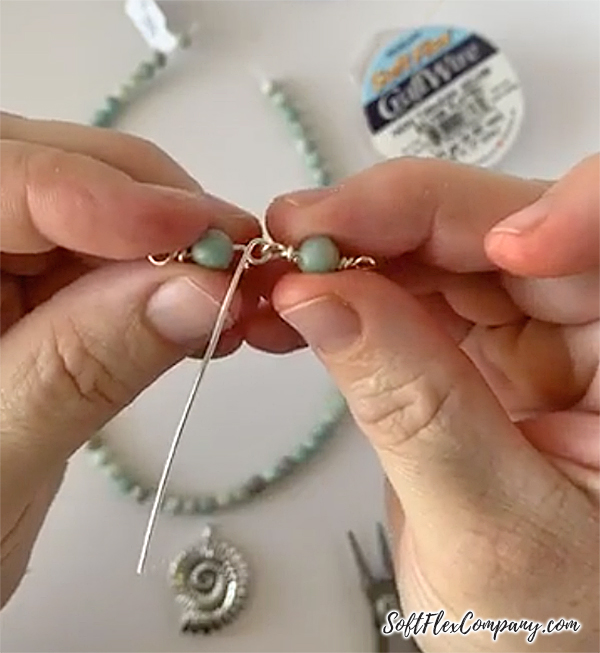 Wire Wrap Bead Connectors with Craft Wire by Sara Oehler