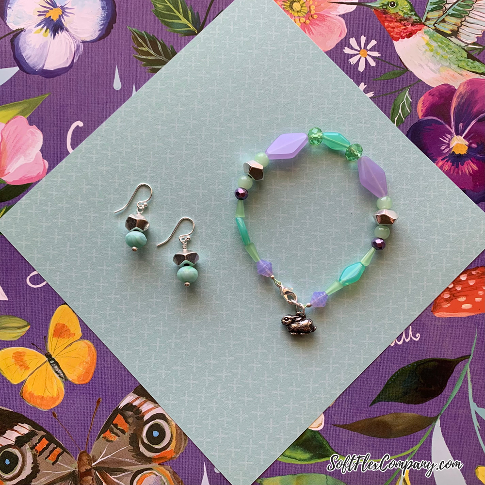 Egg Hunt Bracelet & Earrings by Jamie Hogsett