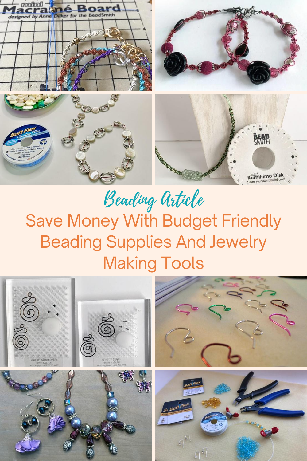 Save Money With Budget Friendly Beading Supplies And Jewelry Making Tools Collage