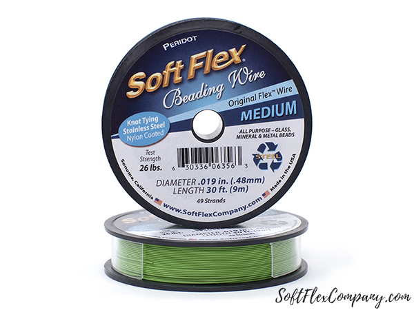 Shop Soft Flex Beading Wire in Peridot Color!
