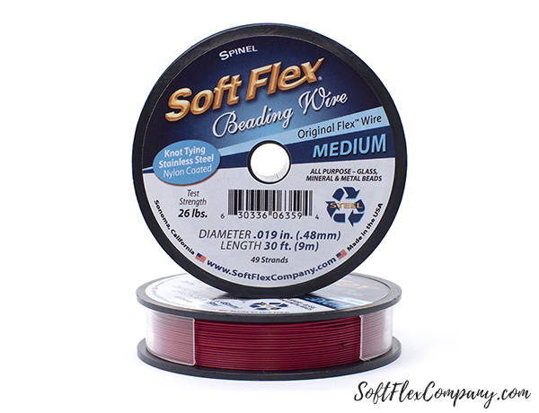 Shop Soft Flex Beading Wire in Spinel Color!
