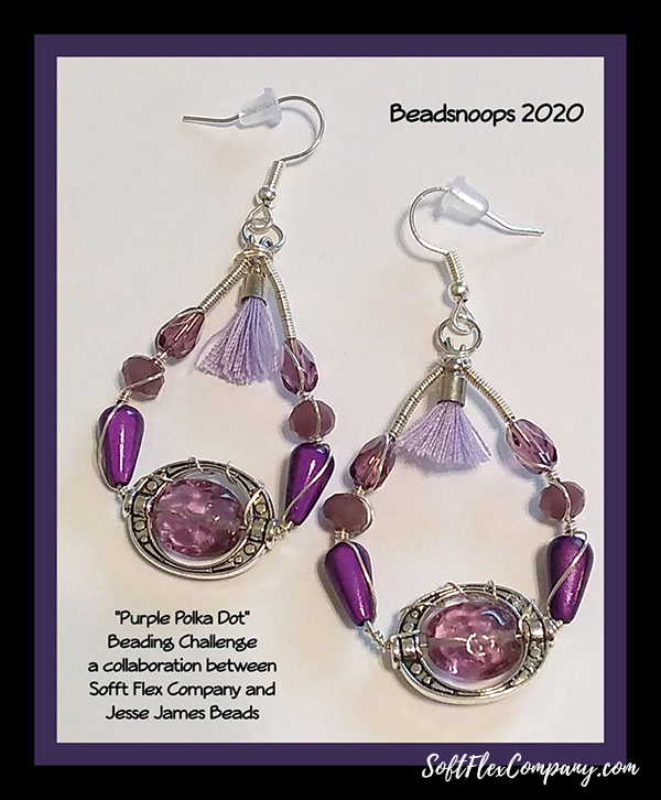 Purple Polka Dot Jewelry by Sheesh Mosher