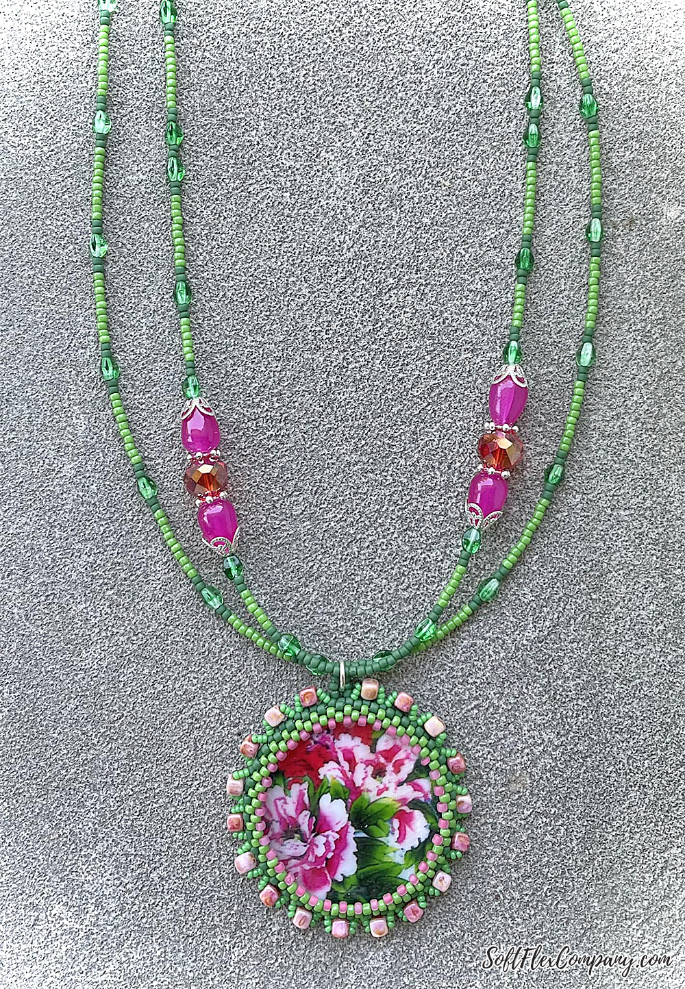 Exotic Blooms Jewelry Design by Sherry Meyers