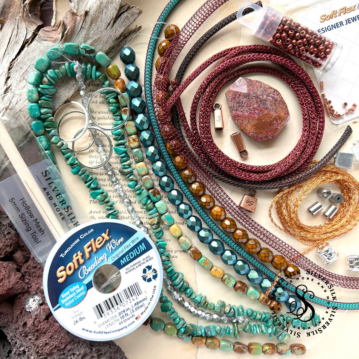 Turquoise Timberland Designer Inspiration Workshop Kit by SilverSilk & More