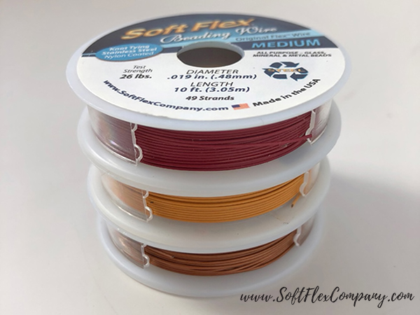 Soft Flex Harvest Moons Trios Beading Wire Pack