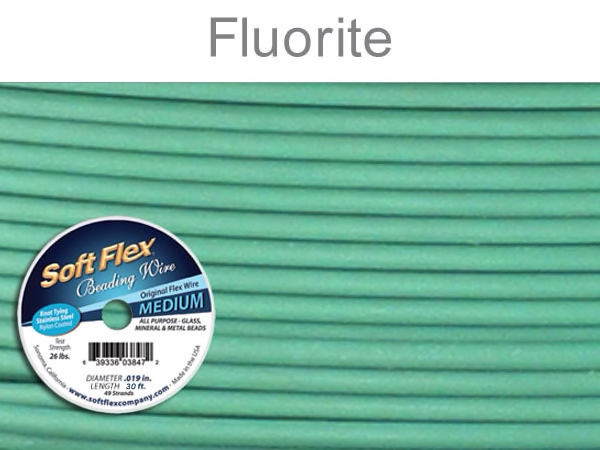 Soft Flex Beading Wire in Fluorite Color