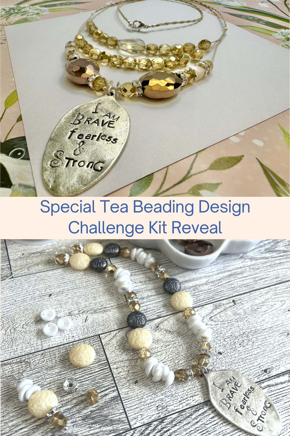 Special Tea Beading Design Challenge Kit Reveal Collage