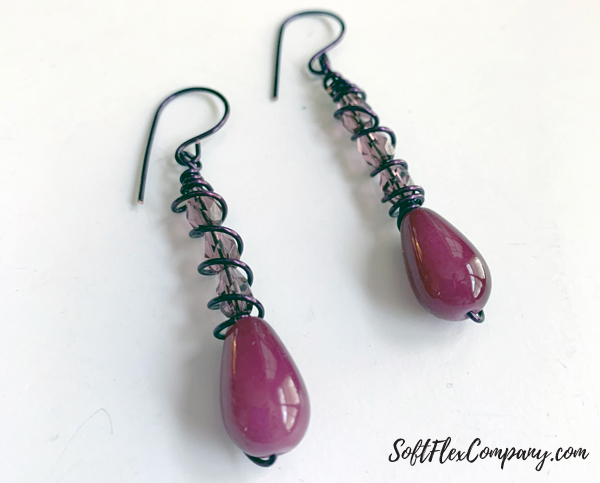 Double Helix Spiral Earrings Tutorial - Beginner Wire Wrapping