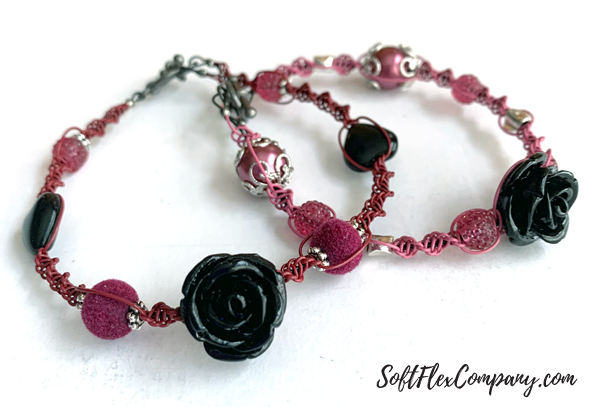 Dark Heart Macrame Bracelet by Kristen Fagan