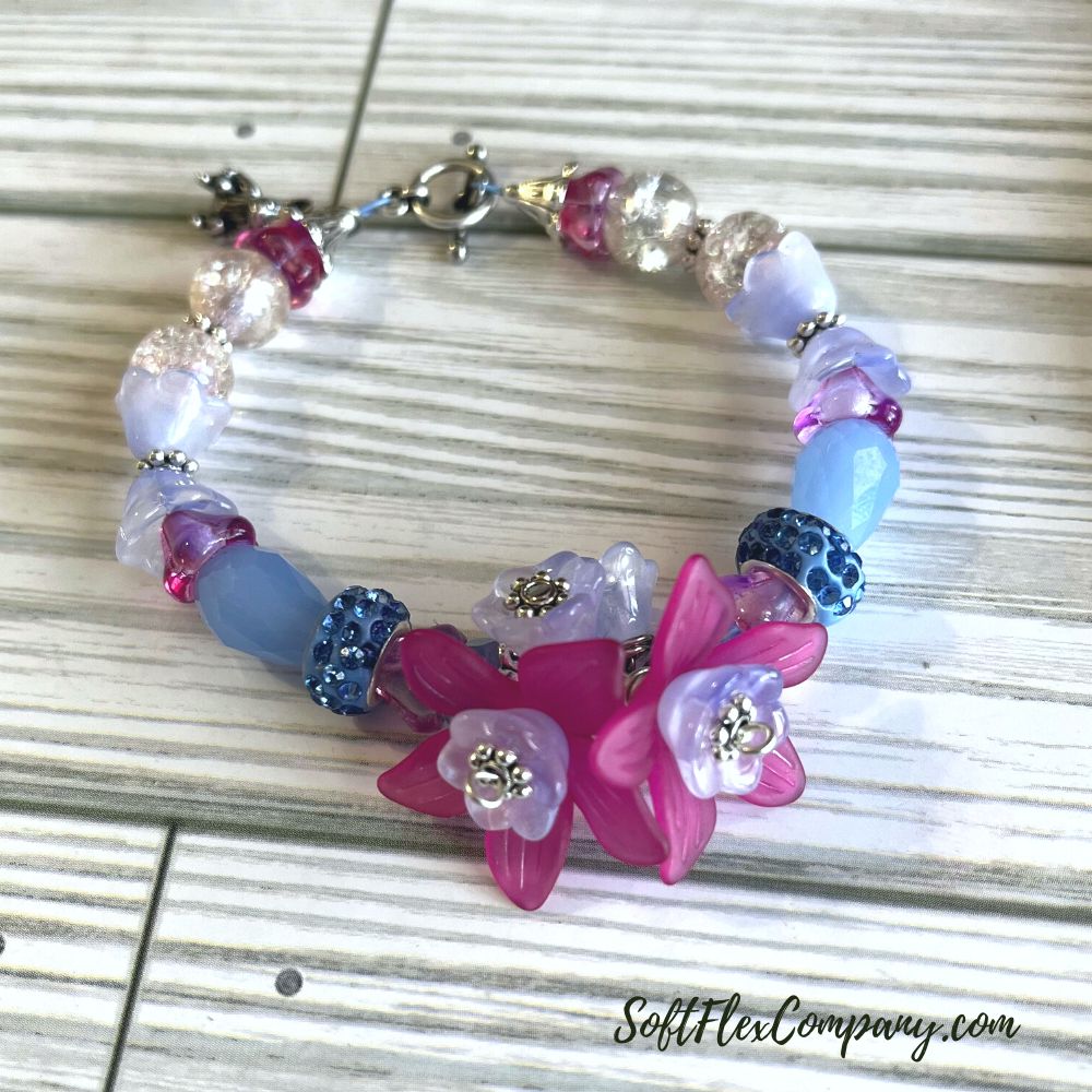 Spring Blossoms Flower Bracelet by Kristen Fagan