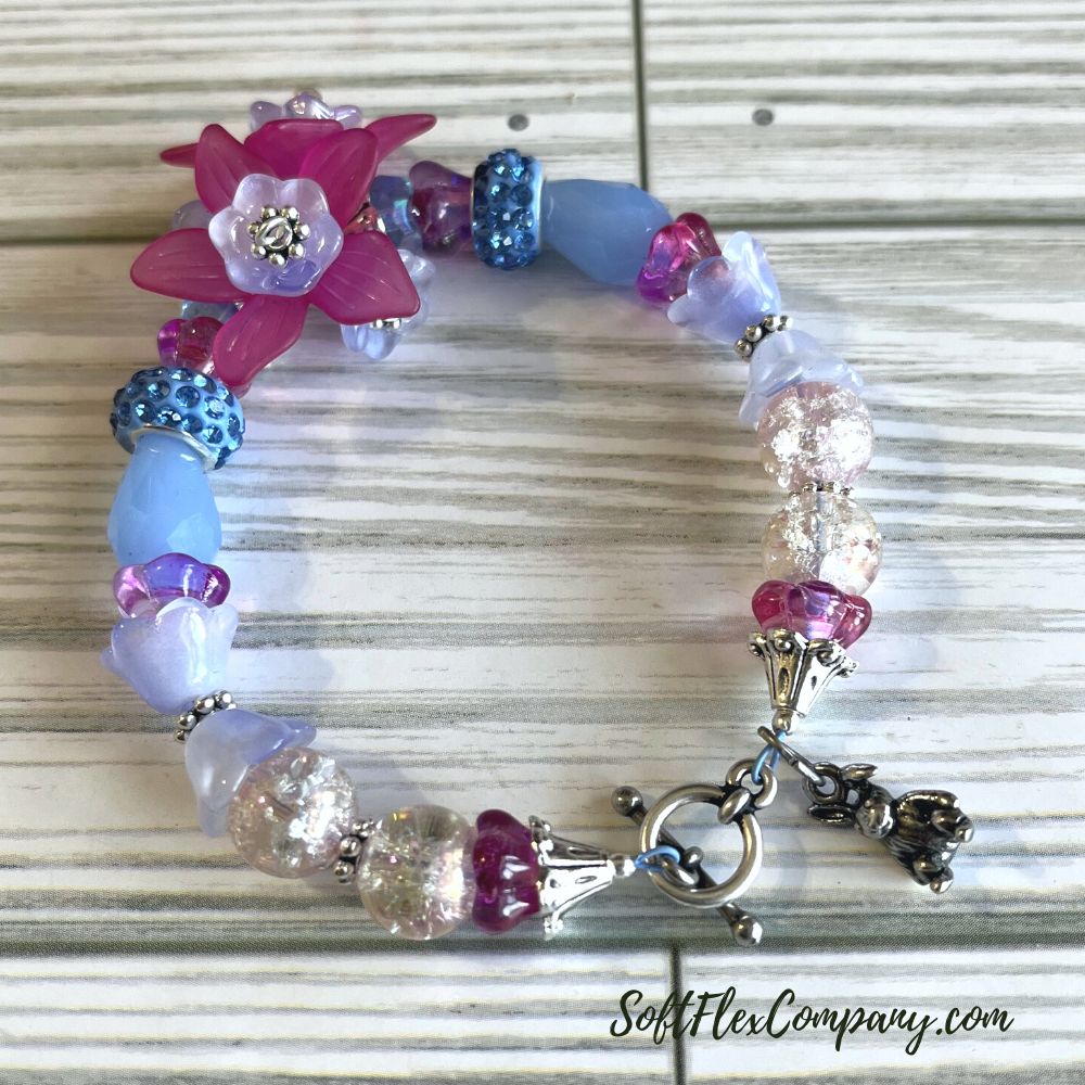 Spring Blossoms Flower Bracelet by Kristen Fagan