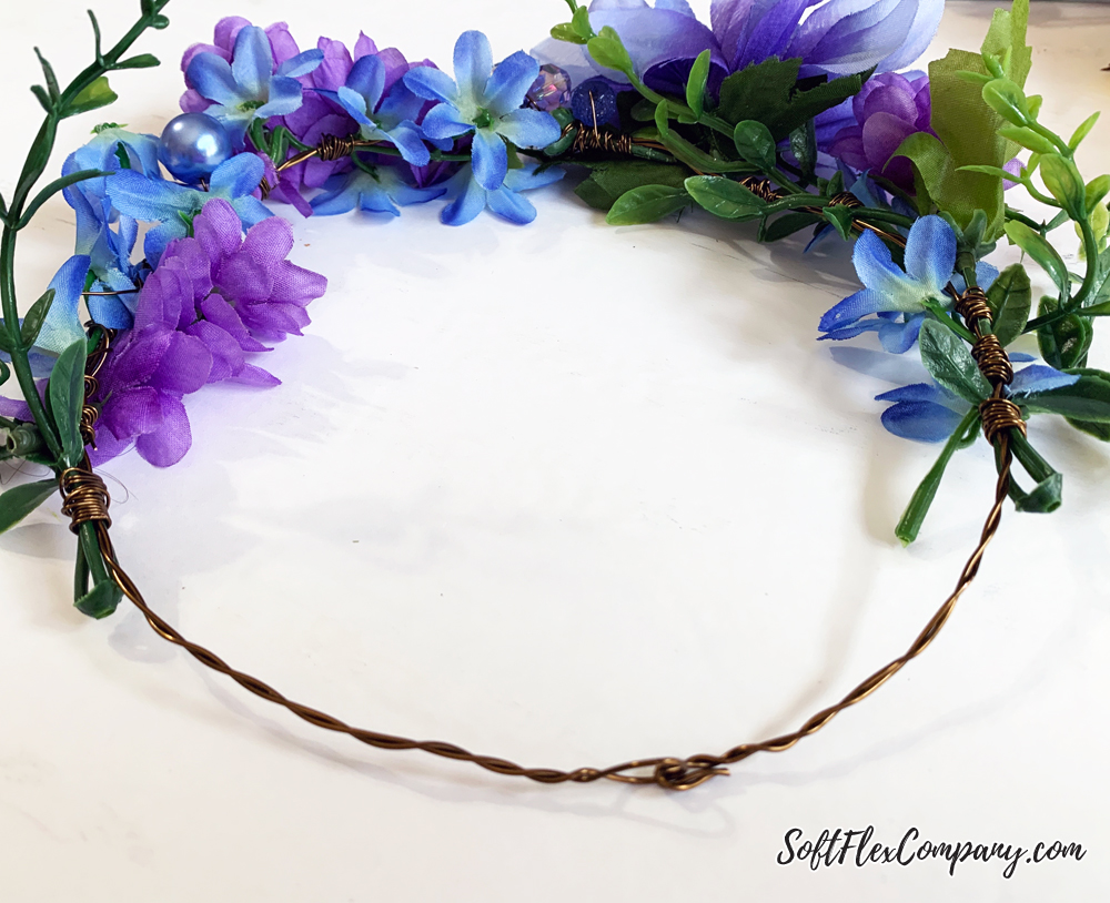 How to Wire Wrap a Flower Crown with Soft Flex Craft Wire: Free Spirit  Beading With Kristen Fagan