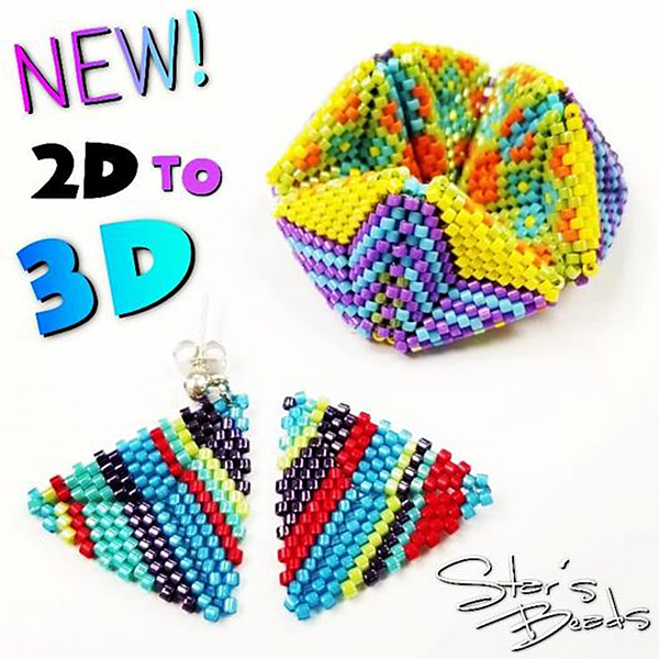 2D to 3D Seed Bead Jewelry by Stars Beads