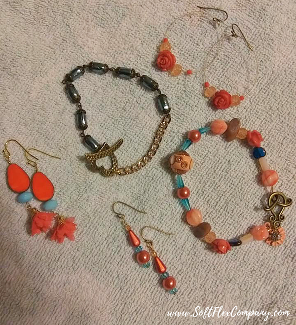 Shades Of Coral Jewelry by Sue Pell