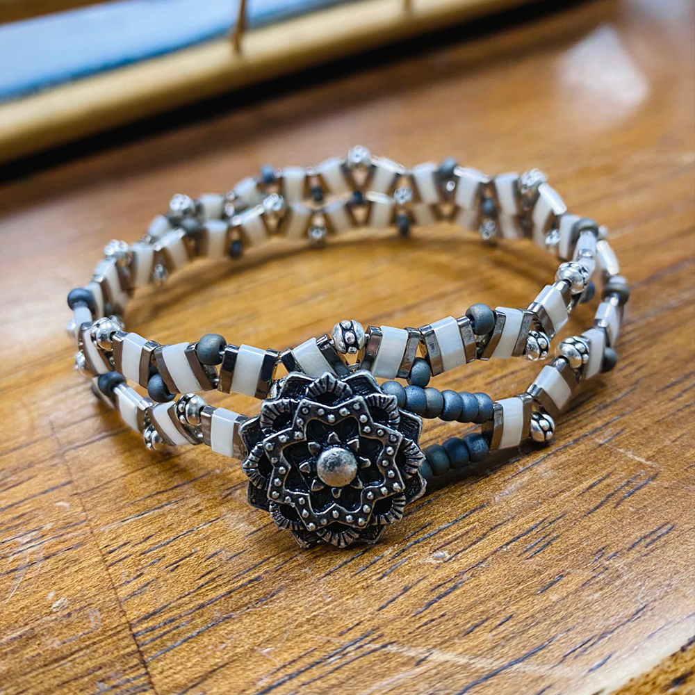 CAW Kit Long Winding Road Wrap Bracelet by The Bead Place