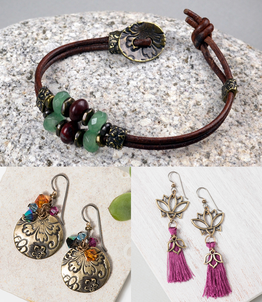 TGBE Bracelet & Earrings Kits by TierraCast