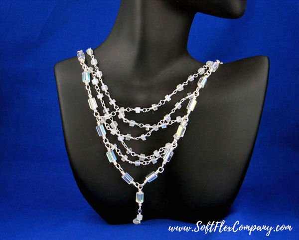 Silver Moonstone Necklace by Virginia Magdaleno