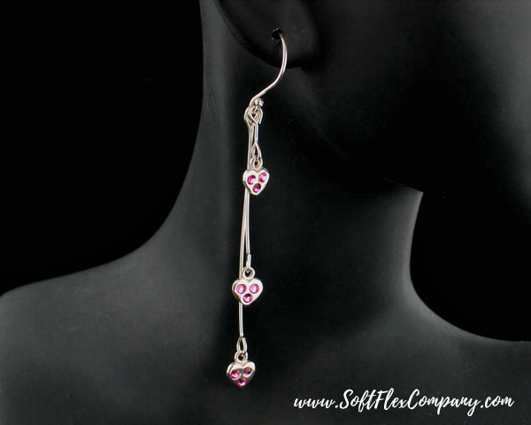 Straight From The Heart Dangle Earrings by Virginia Magdaleno