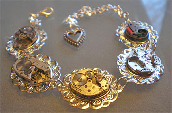 Watch Steampunk Bracelet by Poet Summer